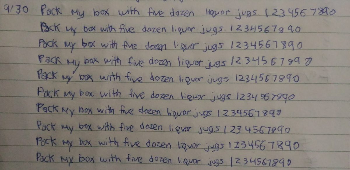 Pack my box with five dozen liquor jugs