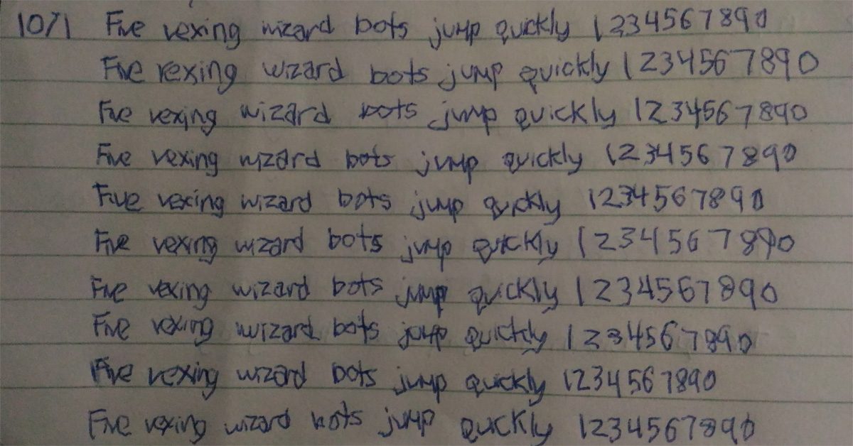 Five vexing wizard bots jump quickly