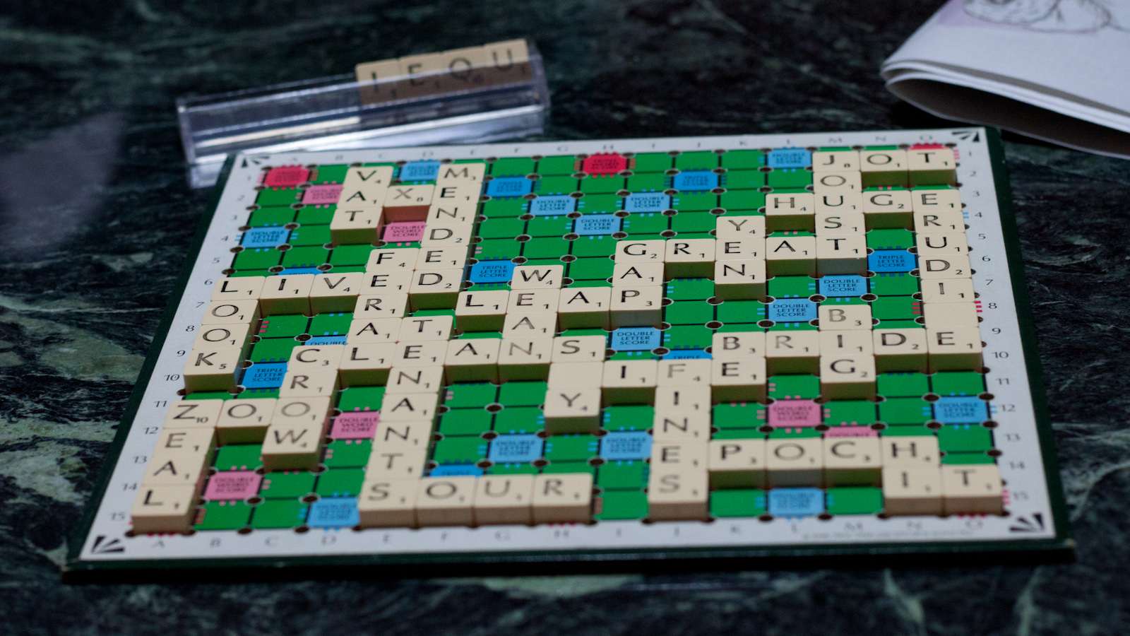 Sunday Night Scrabble